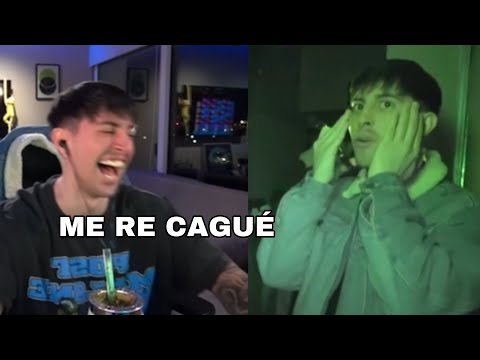 Robleis reacciona al susto en la EXPEDICION PARANORMAL