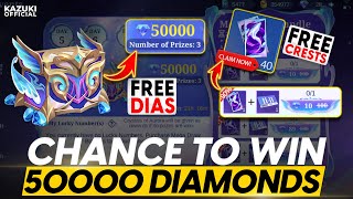 GET A CHANCE TO WIN 90000 DIAMONDS AND 40 FREE TOKENS FROM THE MEGA DRAW EVENT