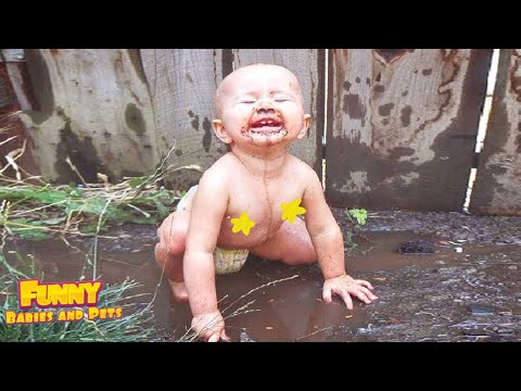 FUNNY Moments Baby Playing at the Playground #2 ★ Funny Babies and Pets