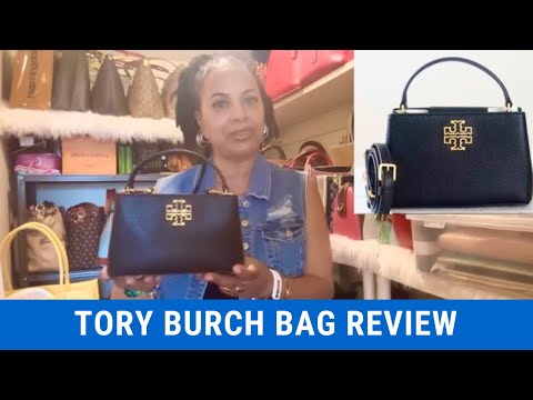 TORY BURCH BRITTEN SATCHEL & WALLET ON A CHAIN WOC #toryburchbag #toryburch