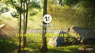 Unreal Engine 5.1 Beginner Tutorial II Realistic forest