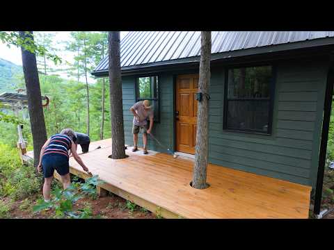 Mountain Cabin - Bear, Deer and Staining the Deck!