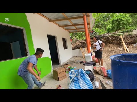 🔴Wow que hermosa está quedando la casa de Doña Piedad ya pintada 😱😳