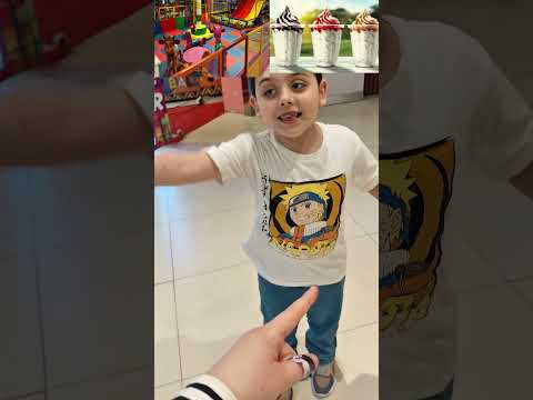 دينيز مابدو ياكل ايس كريم 🤭 هالمرة انا انتصرت عليه😅