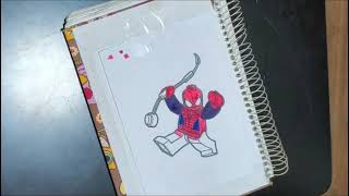 Pintando LEGO Spider Man