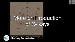 More on Production of X-Rays