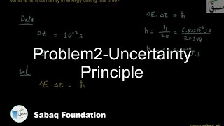 Problem2-Uncertainty Principle