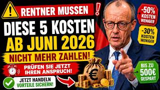 🚨 SCHOCKIEREND! + Rentner-Kosten 2026 + 5 Gebühren + Sofort Sparen!
