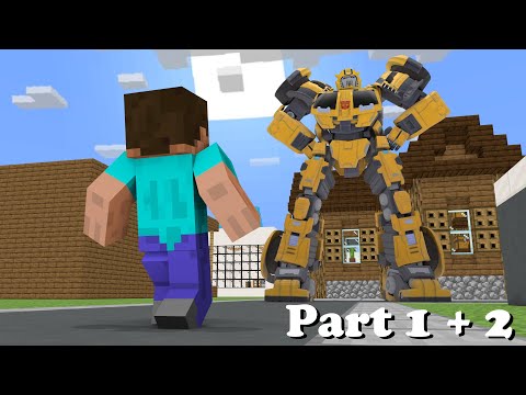 Transformers : Part 1 + 2 - (Robot Battle)