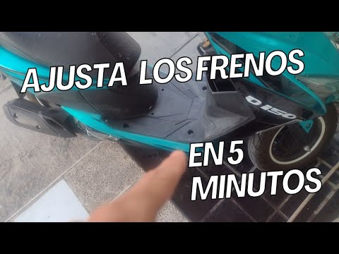 COMO ajustar FRENOS de MOTO D-150 / EN 5 MINUTOS!!