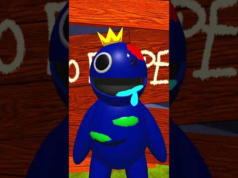 😨O SEGREDO DO MOSNSTRO AZUL BABÃO E SEU AMIGO DO RAINBOW FRIENDS😨 #shorts #rainbowfriends