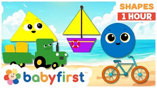 Learn Magic Shapes for Kids | Shapes School | Vehicles & Animals | Cartoon for Toddlers | BabyFirst