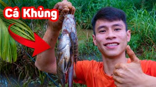 Go Stream Fishing In The Rainy Season, Make Crispy Fried Perch For A Delicious Dinner #fishing #fish