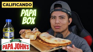 CALIFICANDO EL PAPA BOX DE PAPA JHONS - MUKBANG ASMR