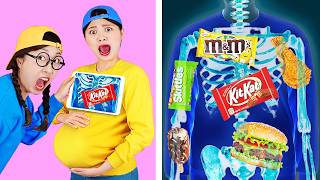 Đồ ăn nhanh Mì cay Xúc xích tại cửa hàng tiện lợi Mukbang DONA