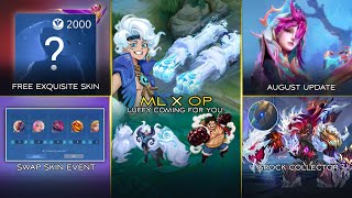 ALL SKILLS OF NEW HERO, FREE EXQUISITE SKIN, SWAP SKIN EVENT - Mobile Legends: Bang Bang