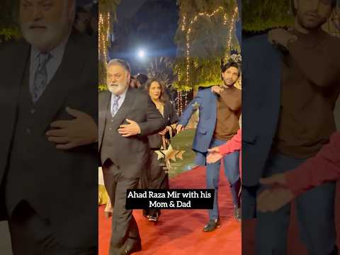#AhadRazaMir arrived with his father #AsifRazaMir and mother #samrarazamir at 20th Anniversary