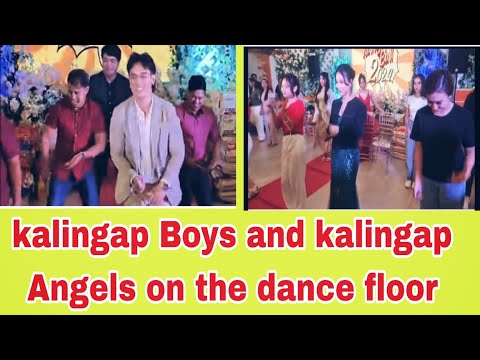 Kalingap boys and kalingap Angels on the dance floor.