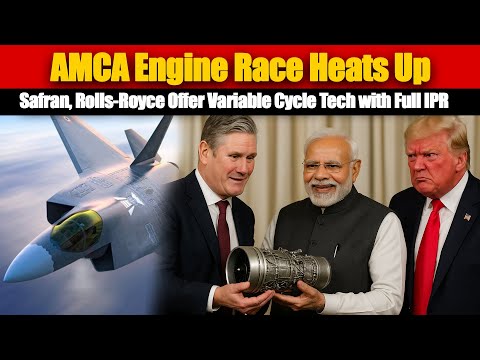Safran vs Rolls-Royce - AMCA Engine Race Heats Up with Variable Cycle Engine, Full IPR