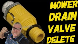 JUNKY OIL DRAIN VALVE DELETE