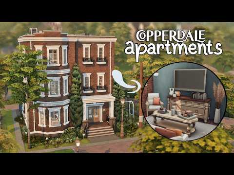 Tour 'n Talk | Copperdale Apartments 3 Units No CC Walkthrough | The Sims 4