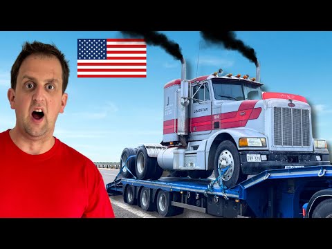 COLLECTING A PETERBILT TRUCK IN THE UK | #truckertim