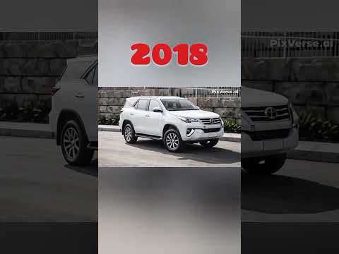 evolution of toyota fortuner #car#old #vs#new#model #viral #shorts #shortsfeed #youtubeshorts #bike