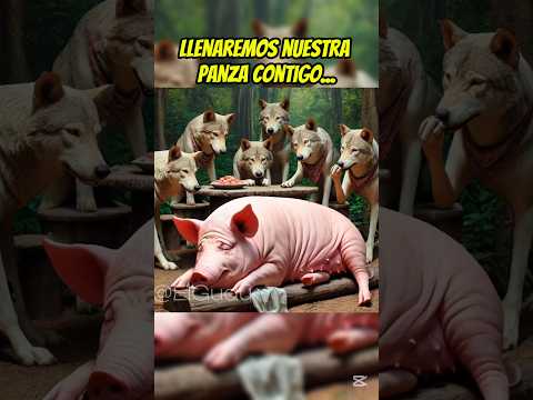 Mamá cerdita dió la vida por su bebé 🐷💔 #animales #reflexiones #historias