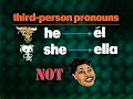Spanish Pronouns and Articles