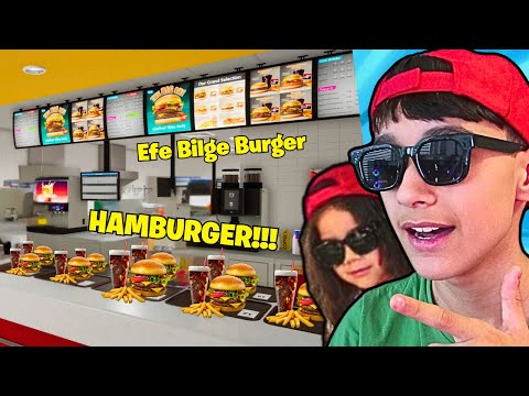 🍔BİLGE İLE RESTORANT AÇTIK🤣EFE ARI🐝ARIGİLLER🐝AYŞEM ECE ARI🐝FAST FOOD SIMULATOR