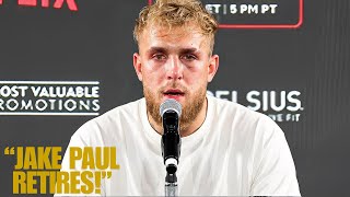 Jake Paul RETIRES After Losing to Anthony Joshua! | Post Fight Interview