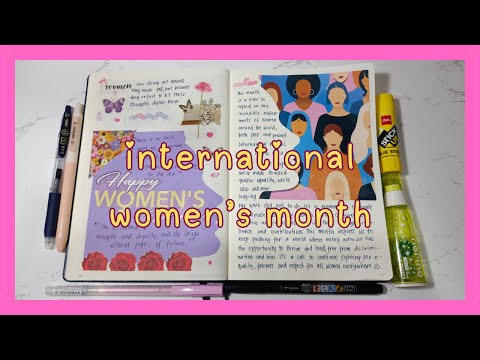 journal with me ✨ International Women's Month♀️