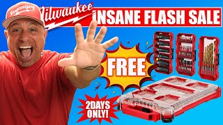 INSANE Milwaukee Flash Sale! FREE 60‑pc Packout Set — 2 DAYS Only!