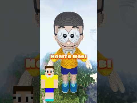 NOBITA NOBI MINECRAFT BUILD CHALLENGE ! #shorts #minecraft #minecraftbuild #minecraftshorts