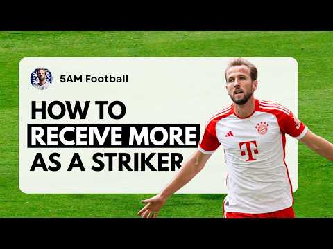 How To Receive The Ball More As A Striker In 5 Minutes