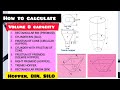 Volume Calculations for Hoppers