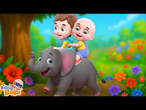 Ek Mota Hathi | एक मोटा हाथी | Barish Aayi Cham | Hindi Poem & Nursery Rhymes | Kids Balgeet Song