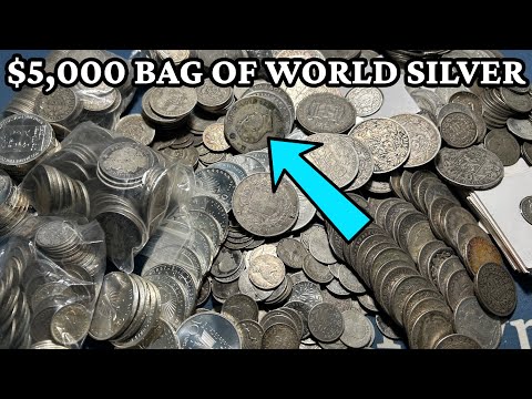$5,000 SILVER COIN HAUL FROM EUROPE (NAPOLEON!) - Unboxing a Massive Batch of 1800s & Up World Coins