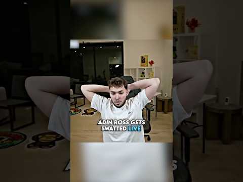 Adin Ross Gets SWATTED And Deals With It Perfectly 👏 #karma #streamer