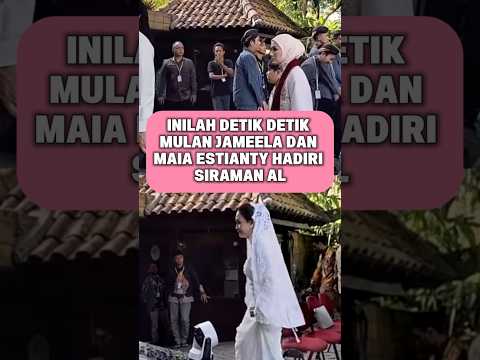 detik detik mulan jameela dan maia estianty hadiri siraman al