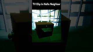 Using The Tv To Glitch Through Doors | Hello Neighbor funny Moments #helloneighbor #glitches #funny