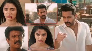 అంటే నన్ను వైజాగ్ మొత్తం తిప్పేది ఇందుకా | Macherla Niyojakavargam Action Scenes | Krithi Shetty |
