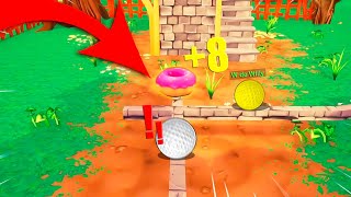 GOLF IT! CUIDADO! SI TOCAS LAS DONAS ROSAS TE AÑADEN GOLPES!