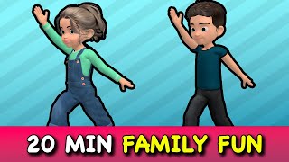 Family Fun: 20 Min Workout To Bond & Get Active At Home!