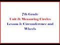 Circumference and Rotations of Wheels