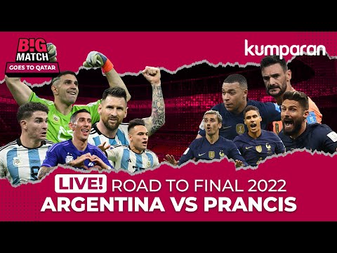 [LIVE] Suasana di Stadion Lusail jelang Final Piala Dunia Argentina vs Prancis