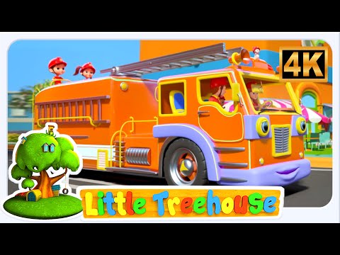 Wheels on the Fire Truck Vehicle Song & Rhyme for Kids