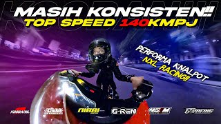 KNALPOT "NAHAN'" AJA SANGGUP 140kmpj | PERFORMA KNLAPOT NXL RACING