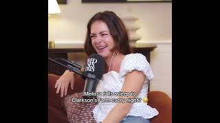 Melissa falls asleep to Clarkson's farm every night?