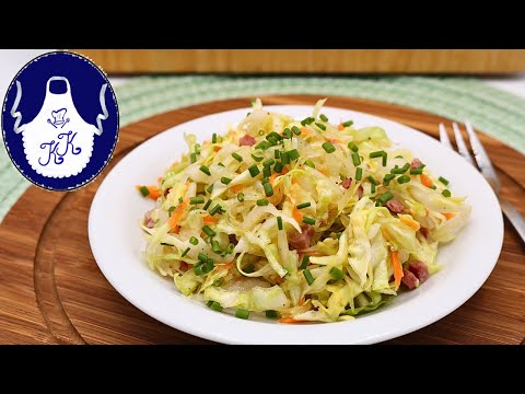 Erfrischender Weißkohlsalat – So hat ihn meine Mama immer gemacht!